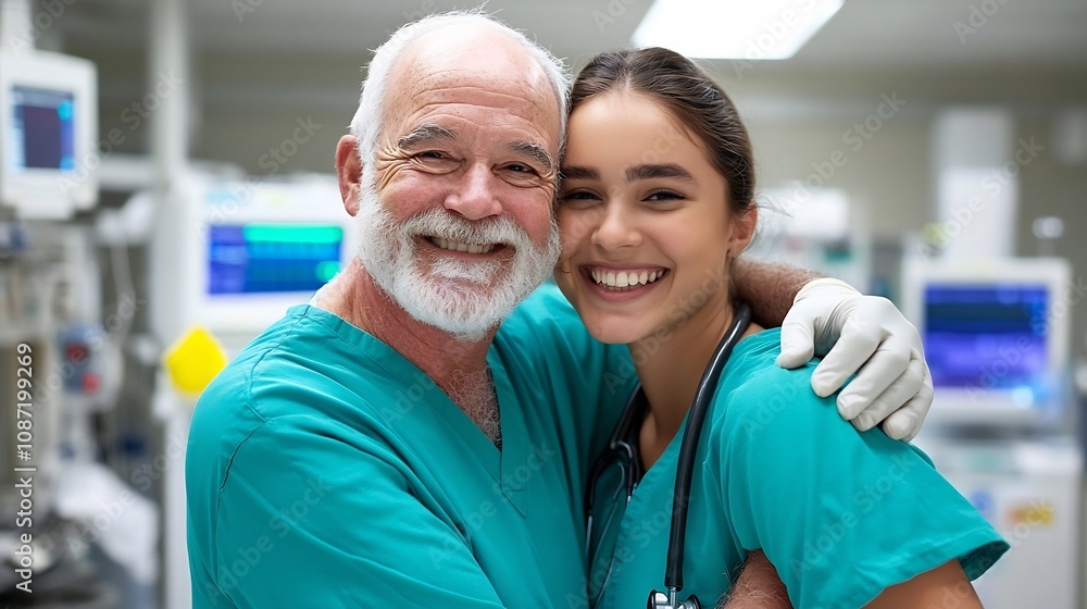 Gratitude and Compassion in Healthcare:A Senior Patient and Nurse's Heartwarming Embrace Gratitude and Compassion in Healthcare:A Senior Patient and Nurse's Heartwarming Embrace