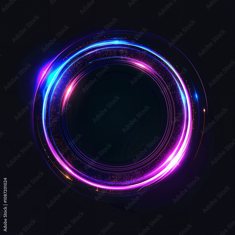 A circle with the quot glow quot in the dark A circle with the quot glow quot in the dark