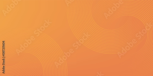 Abstract orange background with diagonal lines. Dynamic shapes composition eps 10