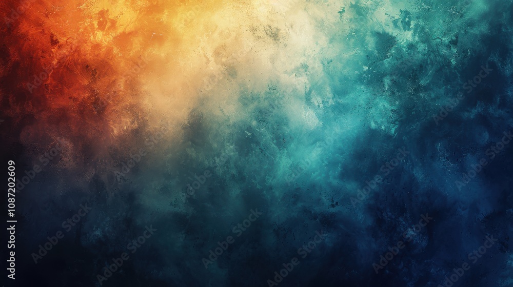 Abstract texture blending warm and cool colors with a gradient effect in the background creating a vibrant atmosphere Abstract texture blending warm and cool colors with a gradient effect in the background creating a vibrant atmosphere