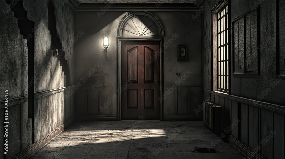 Fototapeta premium Eerie Mansion Interior 