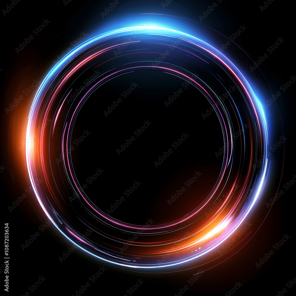 A circle with the quot glow quot in the dark A circle with the quot glow quot in the dark