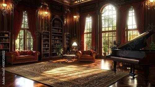 Eerie Mansion Interior 