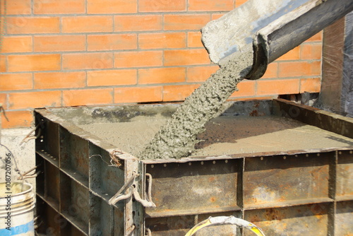 construction of concrete reinforced with steel, and masonry walls, bricks