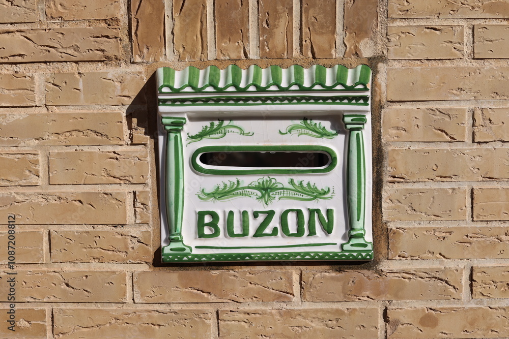 Ceramic mailboxes, buzon in Spain on the coas. Ceramic mailboxes, buzon in Spain on the coas.