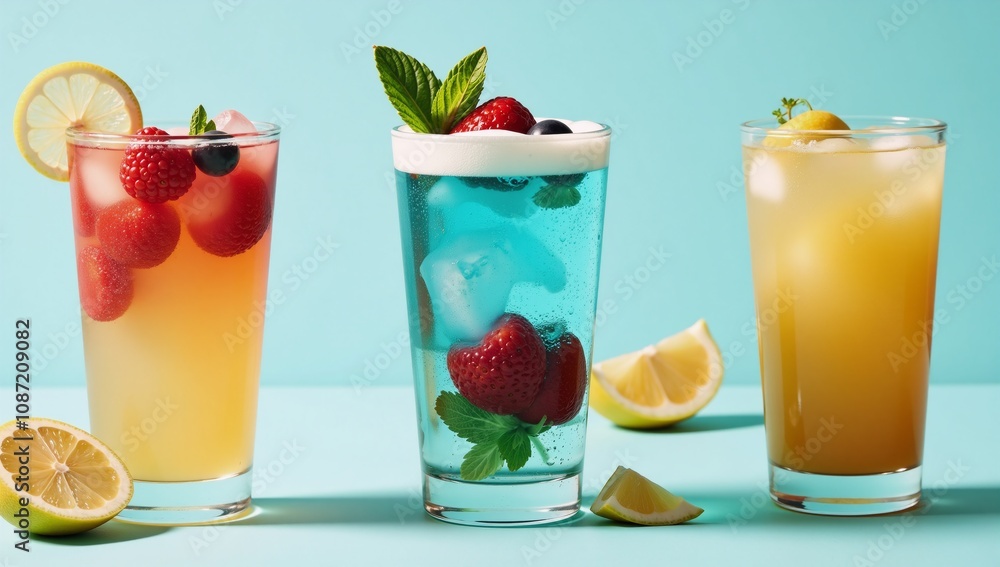 Refreshing summer cocktail glasses ideal for outdoor events and get-togethers Refreshing summer cocktail glasses ideal for outdoor events and get-togethers