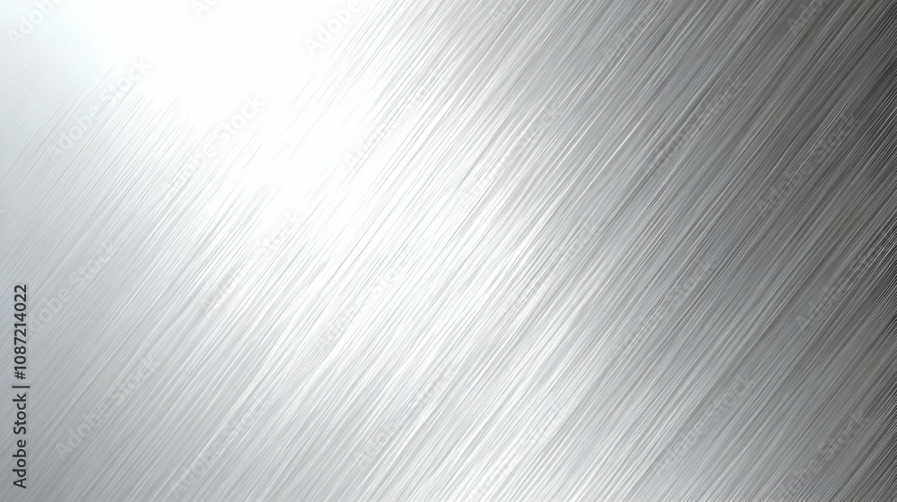 Silver Brushed Metal Background - Abstract Texture Silver Brushed Metal Background - Abstract Texture