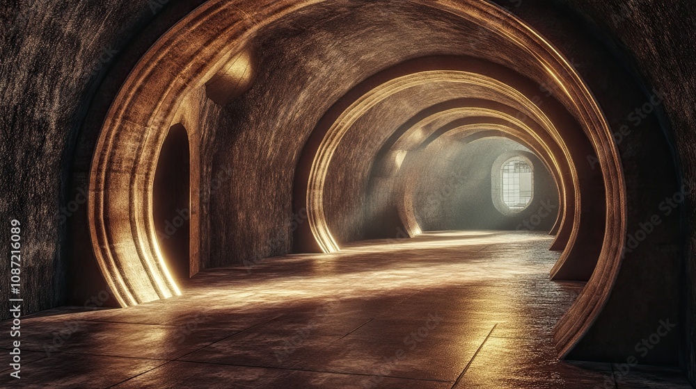 Fototapeta premium Galactic Bunker Interior 