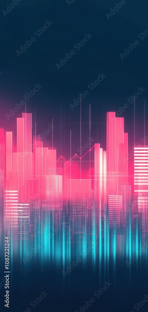 A vibrant digital design featuring abstract soundwave patterns in pink and blue against a dark background, evoking a modern, technological feel. A vibrant digital design featuring abstract soundwave patterns in pink and blue against a dark background, evoking a modern, technological feel.