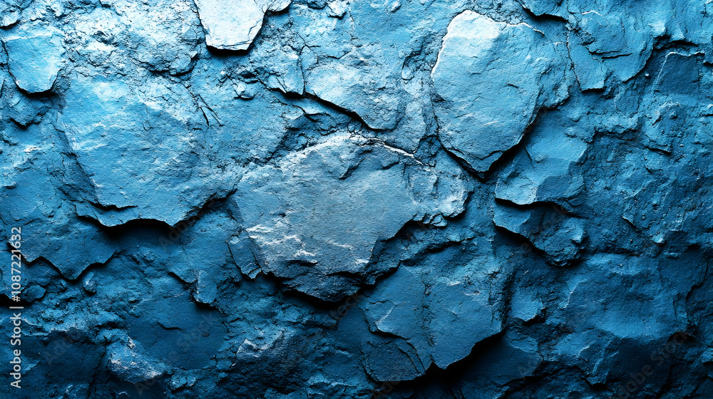 Blue Stone Wall Texture Background Blue Stone Wall Texture Background