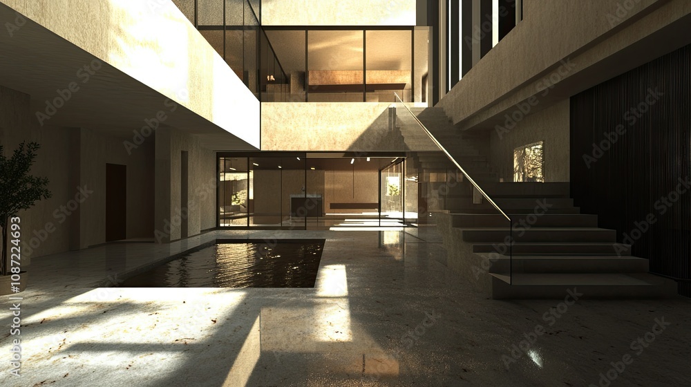 Fototapeta premium International Architecture Interior