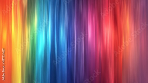 Abstract Rainbow Gradient with Vertical Lines