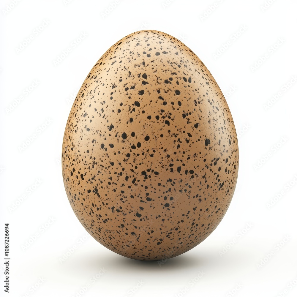 A close-up of an egg shell with visible speckles and imperfections, photorealistic detail, isolated on white background A close-up of an egg shell with visible speckles and imperfections, photorealistic detail, isolated on white background
