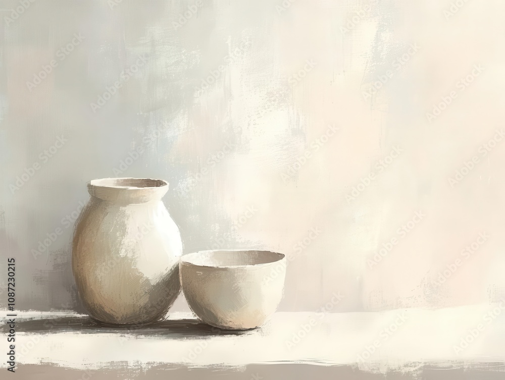 minimalist still life with soft pastels, focus on delicate forms, gentle light, serene mood, simplified composition, subtle elegance, harmonious balance minimalist still life with soft pastels, focus on delicate forms, gentle light, serene mood, simplified composition, subtle elegance, harmonious balance