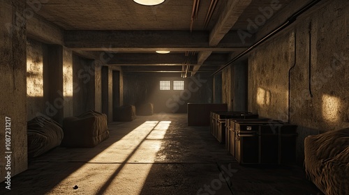 Wallpaper Mural Military Camp Image Interior  Torontodigital.ca