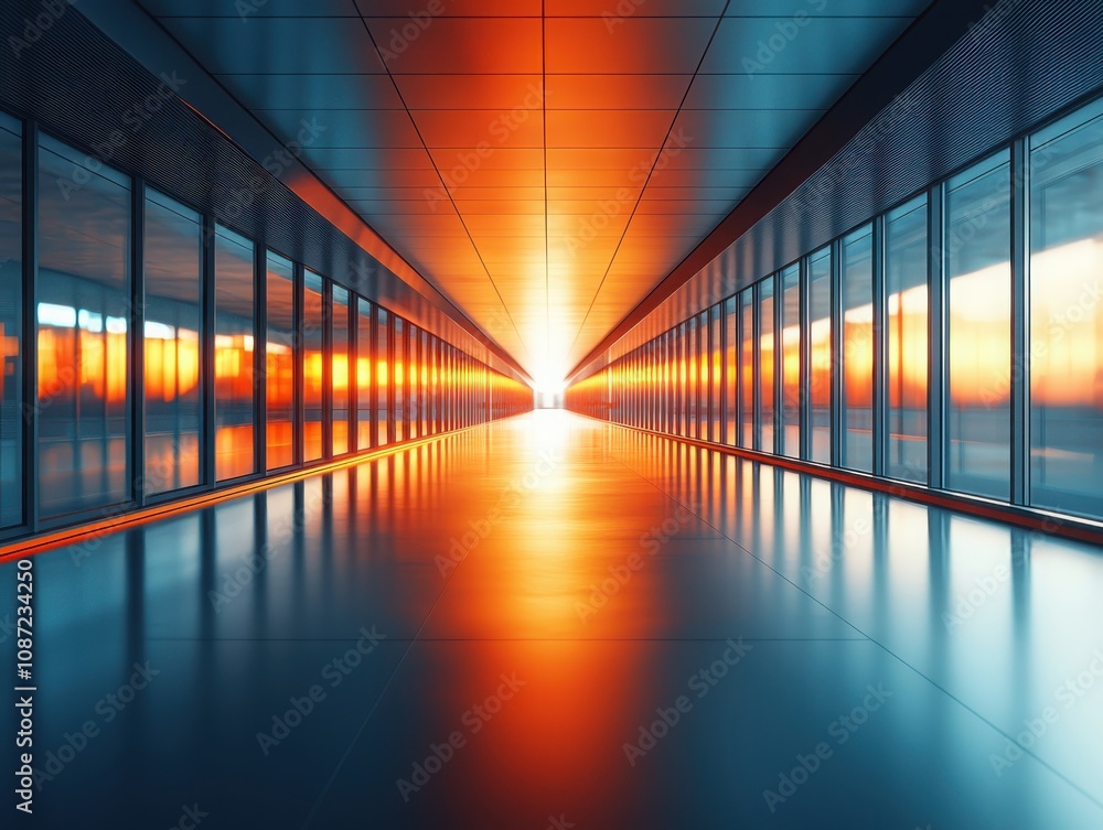 Innovative business meeting futuristic office visual artwork reflective environment perspective view light and reflection concept Innovative business meeting futuristic office visual artwork reflective environment perspective view light and reflection concept