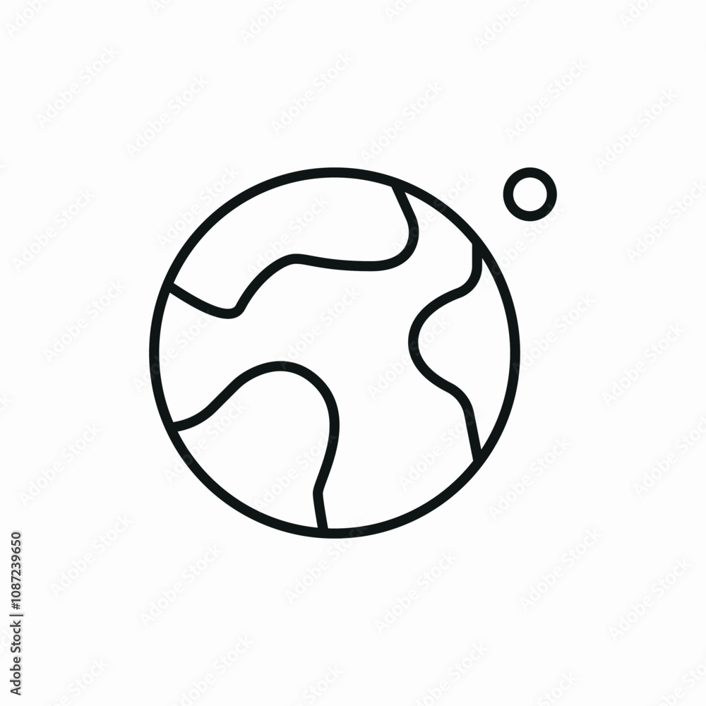 planet flag icon vector sign planet flag icon vector sign