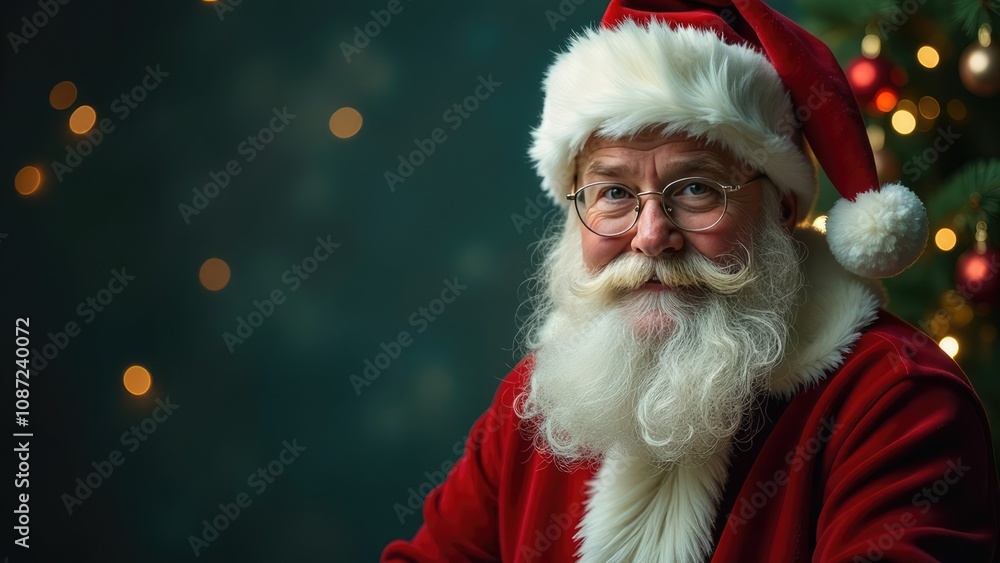 Santa Claus near the Christmas tree Santa Claus near the Christmas tree