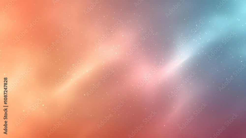 Abstract Background with Soft Glowing Lights and Subtle Sparkle Abstract Background with Soft Glowing Lights and Subtle Sparkle