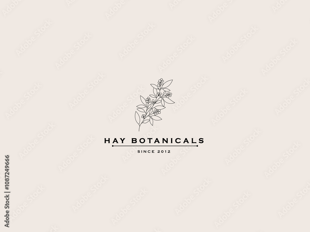 Obraz premium Hay Botanicals Logo