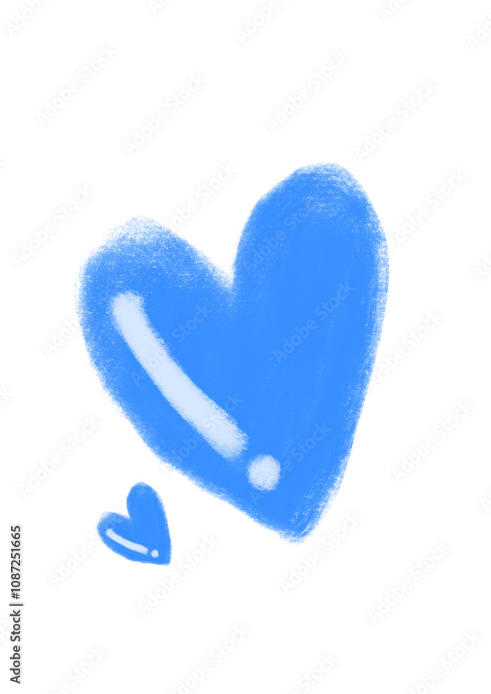 blue heart blue heart