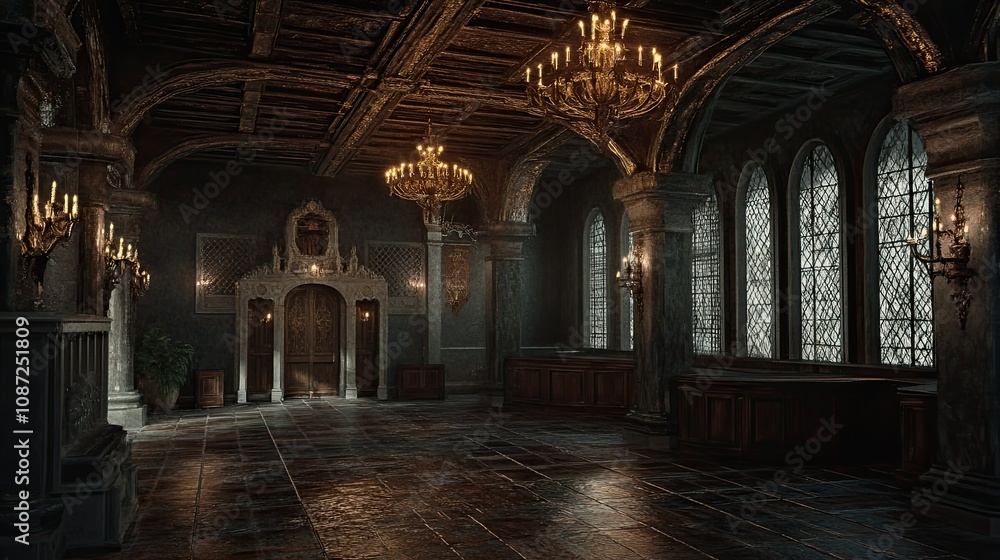 Obraz premium Spooky Castle 