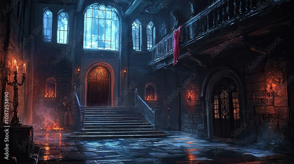 Obraz premium Spooky Castle