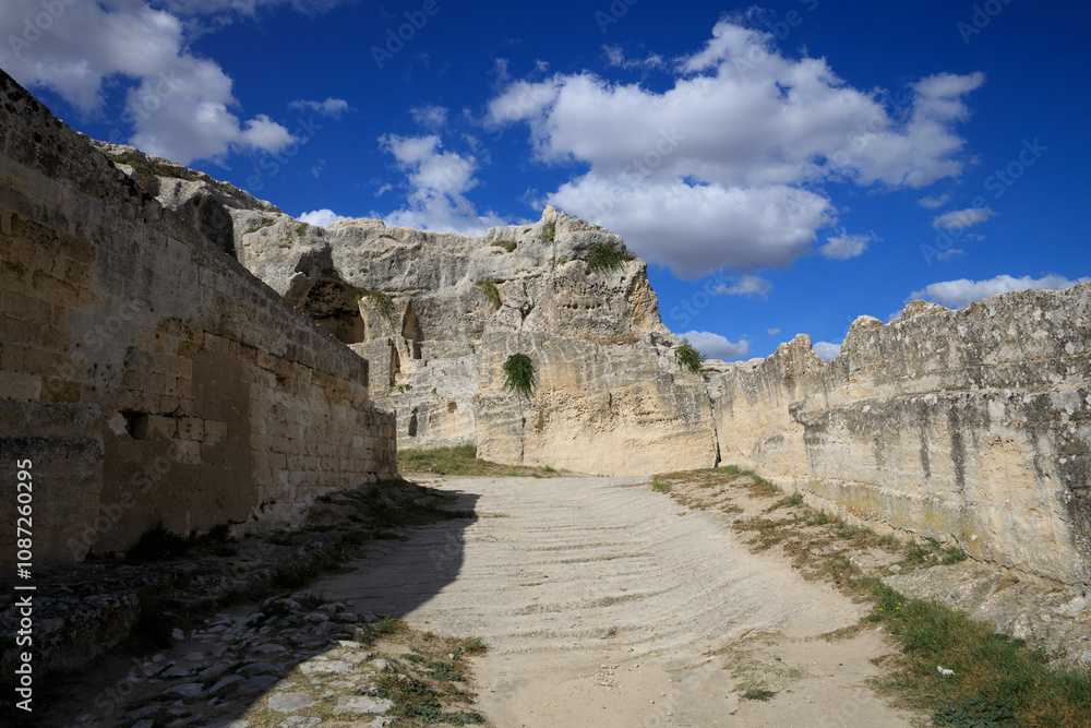 Gravina in Puglia on a sunny summer day, province of Bari, Apulia, southern Italy. Gravina in Puglia on a sunny summer day, province of Bari, Apulia, southern Italy.