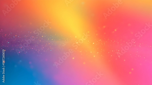 Abstract Background with Glitter and Gradient Colors