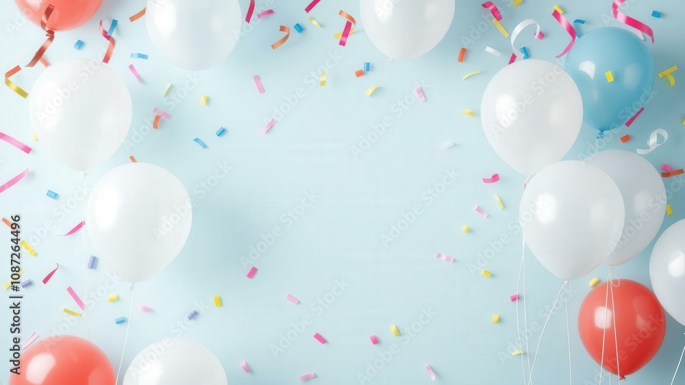 Celebrate in Style with Our Festive Balloon and Confetti Background, Perfect for Birthdays, Weddings, or Any Special Occasion Celebrate in Style with Our Festive Balloon and Confetti Background, Perfect for Birthdays, Weddings, or Any Special Occasion