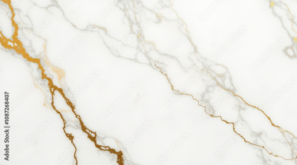 Elegant White Marble with Gold Veins and Flakes: Perfect for Luxury Branding, Backgrounds, and Creative Designs Elegant White Marble with Gold Veins and Flakes: Perfect for Luxury Branding, Backgrounds, and Creative Designs