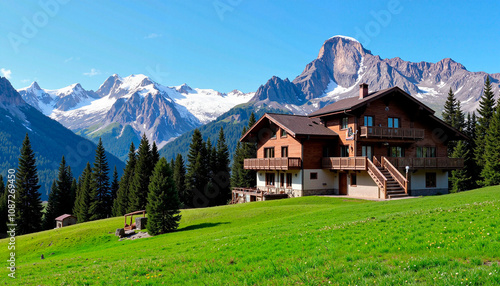 Luxury Chalet with Panoramic Mountain Views.