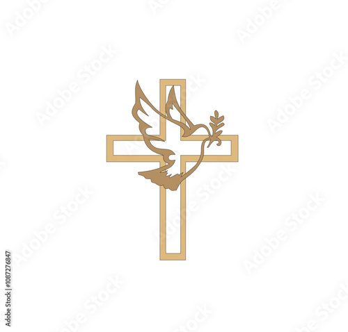 GOLD EMBROIDERY FOR LITURGICAL CLOTHES AND SACRED CEREMONIES. SACRED CATHOLIC SYMBOLS IN ANCIENT STYLE WITH GOLDEN DECORATIONS