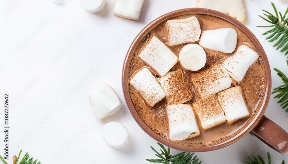 Cozy Winter Hot Chocolate with Marshmallows Cozy Winter Hot Chocolate with Marshmallows