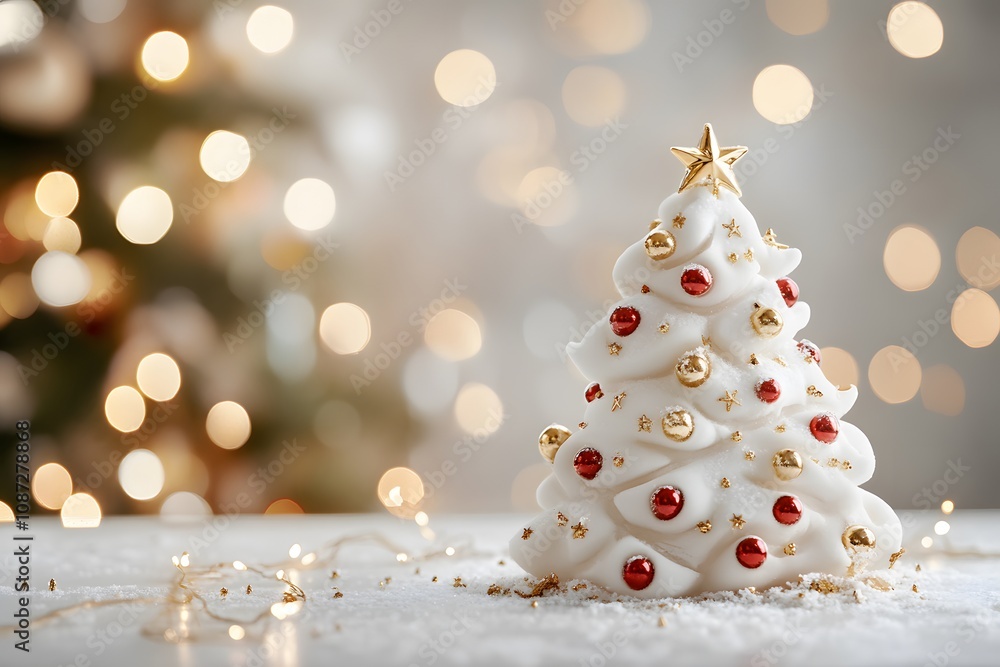 Beautifully decorated Christmas tree with gift boxes. Christmas and New Year's Eve.3D illustration
Beautifully decorated Christmas tree with gift boxes. Christmas and New Year's Eve.3D illustration