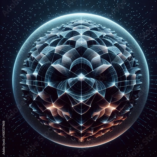 Hypersphere Hologram A four dimensional sphere projected into th photo