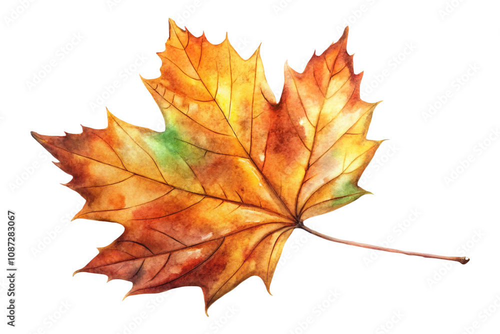 maple leaf isolated on white maple leaf isolated on white