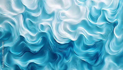 Swirling Water Current Pattern