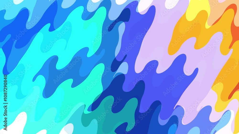 Colorful Abstract background animation video Colorful Abstract background animation video