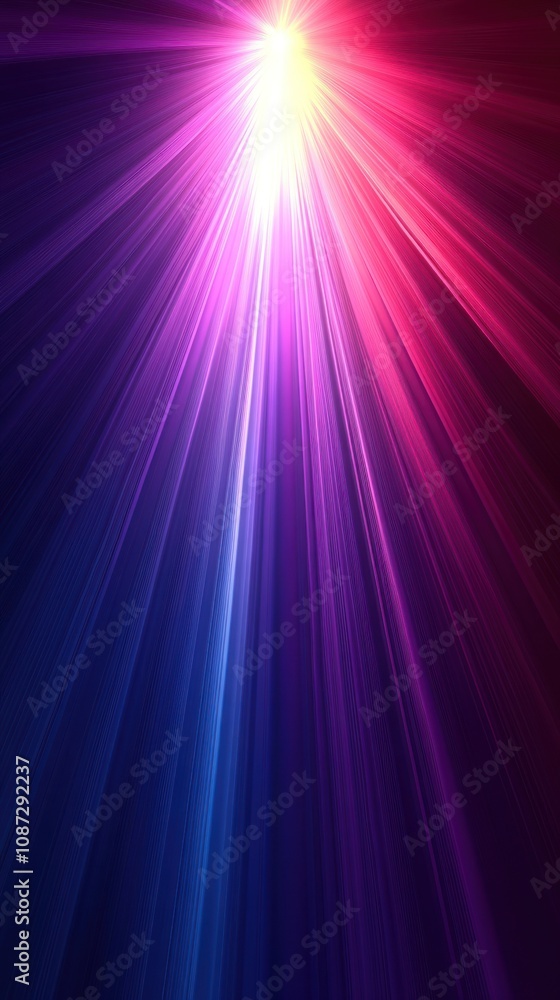 Abstract Background with Radiating Lines of Light in Pink, Purple, and Blue Abstract Background with Radiating Lines of Light in Pink, Purple, and Blue