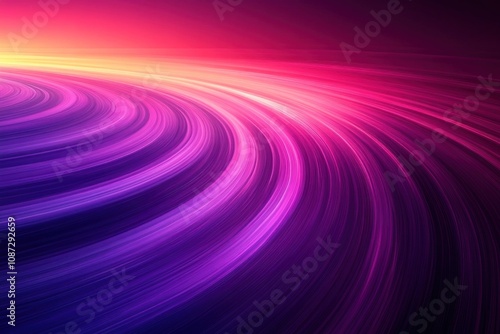 Abstract Background with Curving Purple and Pink Lines photo