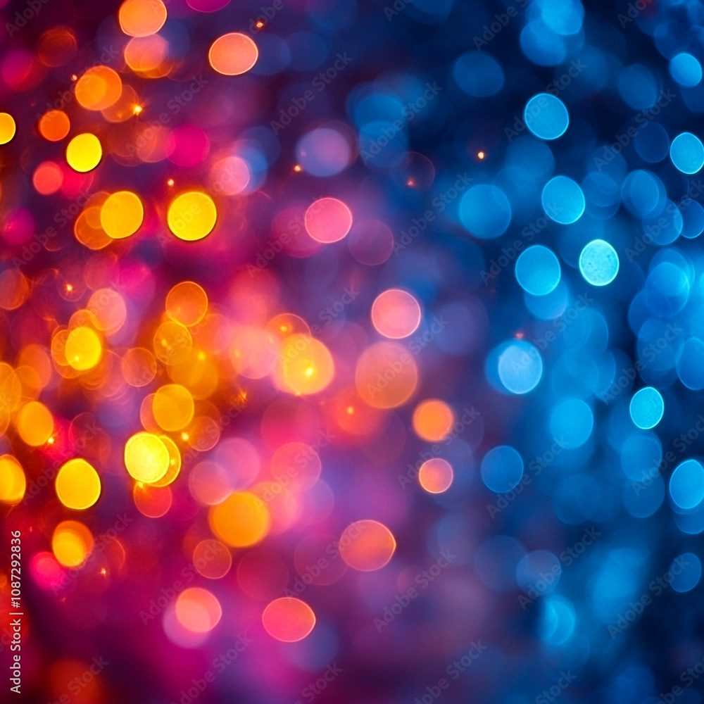 Soft bokeh lights on a dark background creating a dreamy texture Soft bokeh lights on a dark background creating a dreamy texture