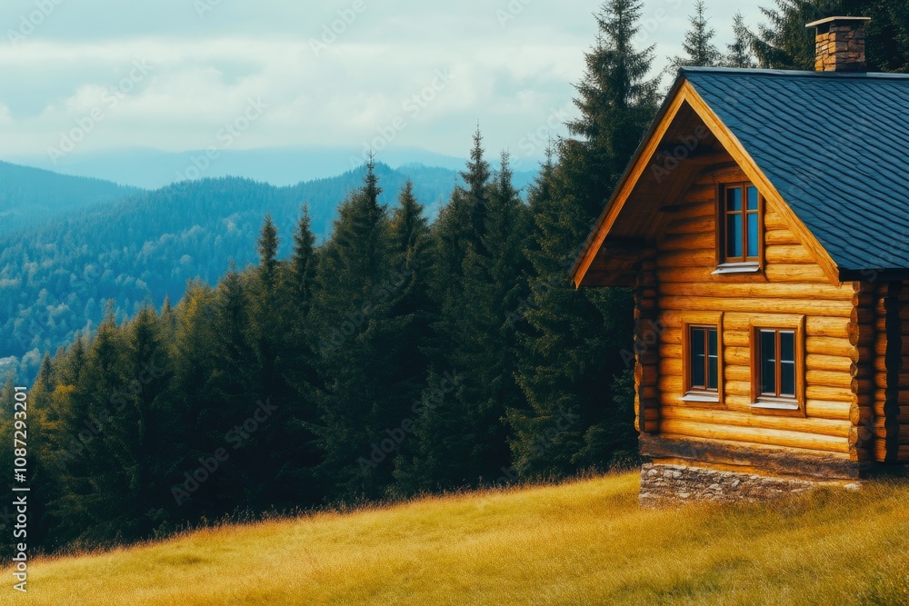 Cozy Modern Cabin Overlooking Verdant Woodland Cozy Modern Cabin Overlooking Verdant Woodland