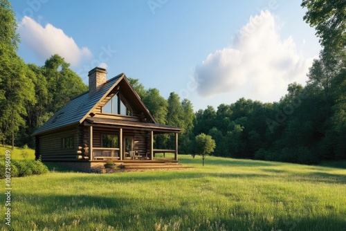 Idyllic Cabin Retreat with Forest View