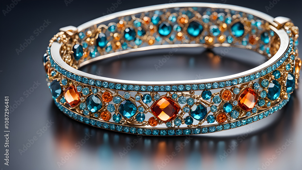Gorgeous bracelet design, unique jewel design, fancy bracelet, ai generated Gorgeous bracelet design, unique jewel design, fancy bracelet, ai generated