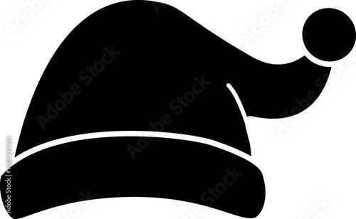 santa hat silhouette vector.
Christmas hat silhouette svg.
transparent background.