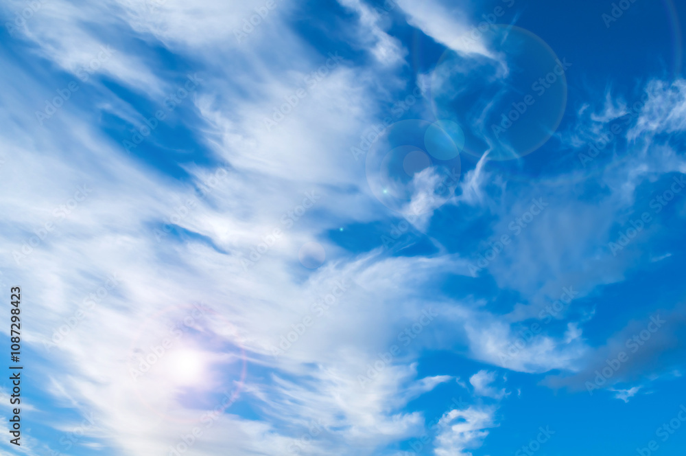 Sky background, natural blue cloudy sky background with clouds Sky background, natural blue cloudy sky background with clouds