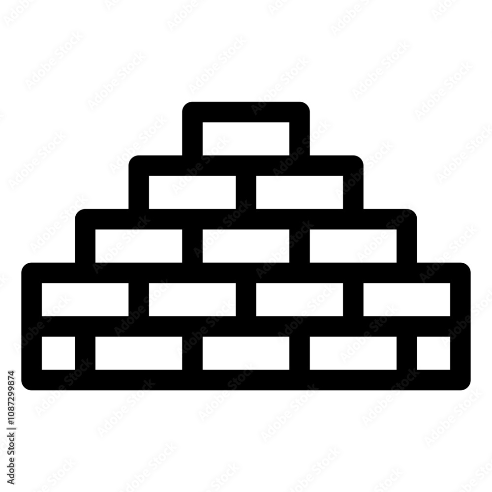 red brick icon red brick icon