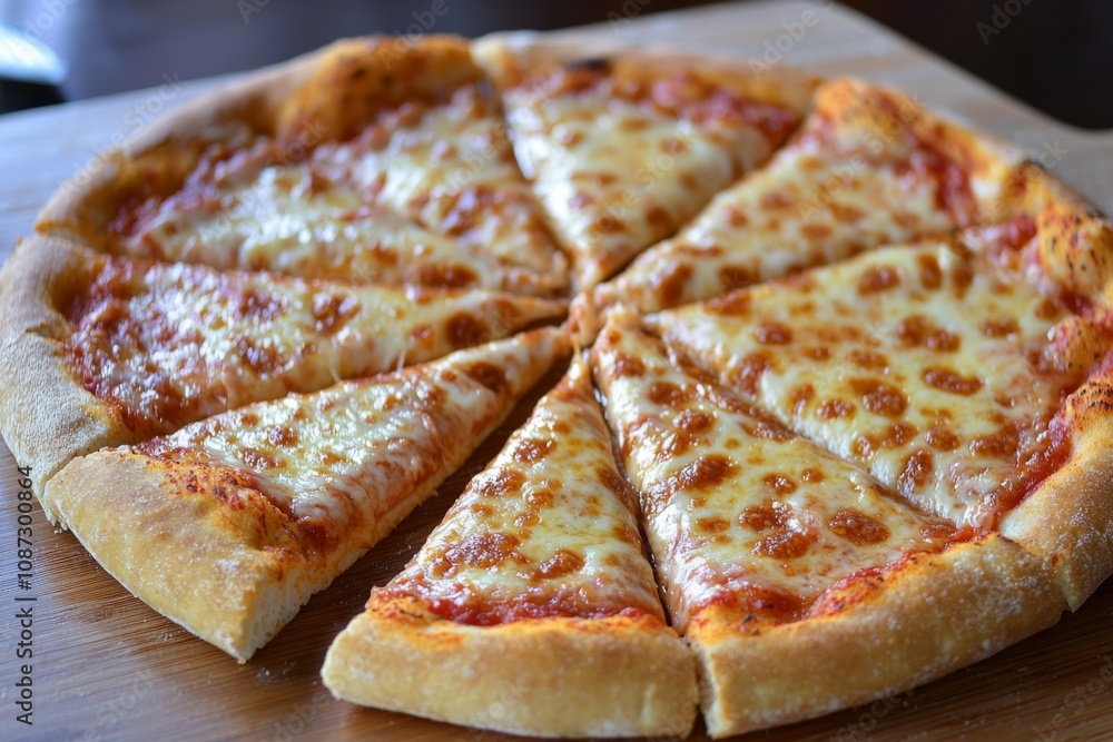 Delicious Pizza on Table Close Up for Food Menu Photography Delicious Pizza on Table Close Up for Food Menu Photography