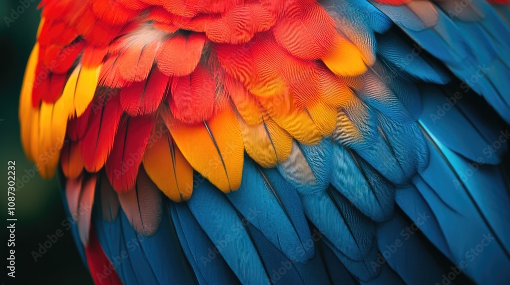 Sharp Focus on a Colorful Bird, Beautiful Natural Portrait Sharp Focus on a Colorful Bird, Beautiful Natural Portrait